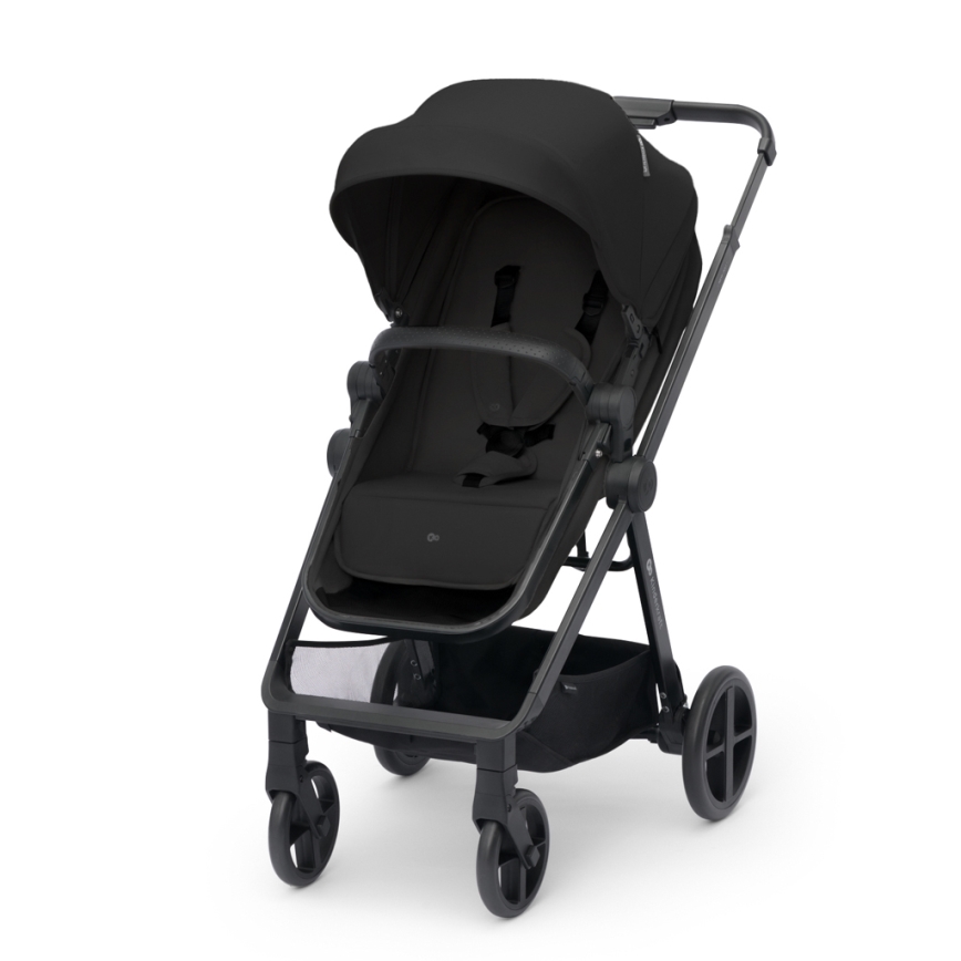 KINDERKRAFT - Комбінована коляска 3в1 NEWLY Classic black  + автокрісло MINK PRO