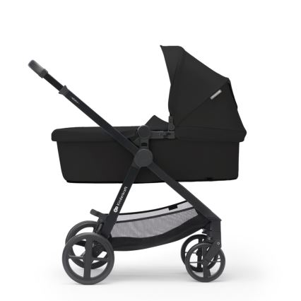 KINDERKRAFT - Комбінована коляска 3в1 NEWLY Classic black  + автокрісло MINK PRO