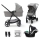 KINDERKRAFT - Комбінована коляска 3в1 NEWLY Moonlight grey  + автокрісло MINK PRO