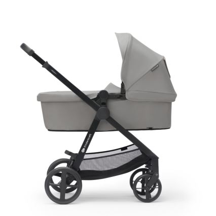 KINDERKRAFT - Комбінована коляска 3в1 NEWLY Moonlight grey  + автокрісло MINK PRO