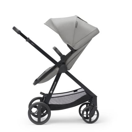KINDERKRAFT - Комбінована коляска 3в1 NEWLY Moonlight grey  + автокрісло MINK PRO