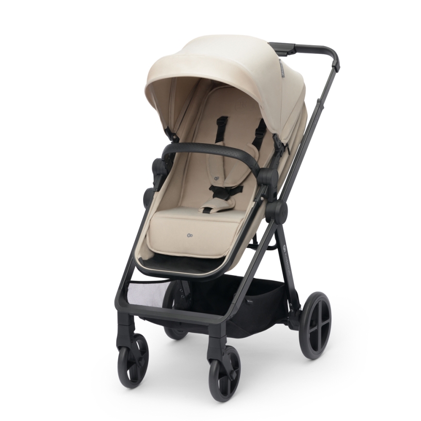 KINDERKRAFT - Комбінована коляска 3в1 NEWLY Sand beige + автокрісло MINK PRO