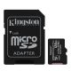 Kingston - Карта памяти MicroSDXC 128 ГБ Canvas Select Plus U1 100 Мб/сек + SD-адаптер