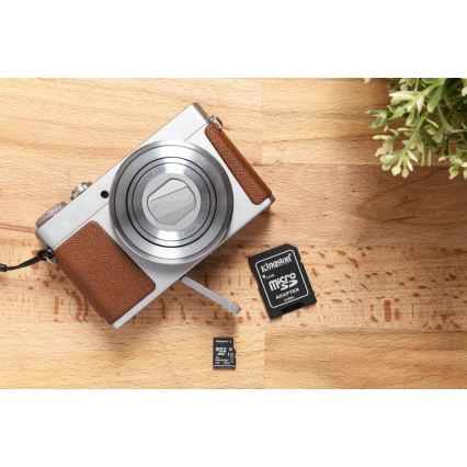Kingston - Карта пам'яті MicroSDXC 64Гб Canvas Select Plus U1 100Мб/с + SD-адаптер