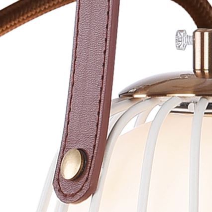 Настенная лампа MEMORY 1xG9/4W/230V белая/коричневая