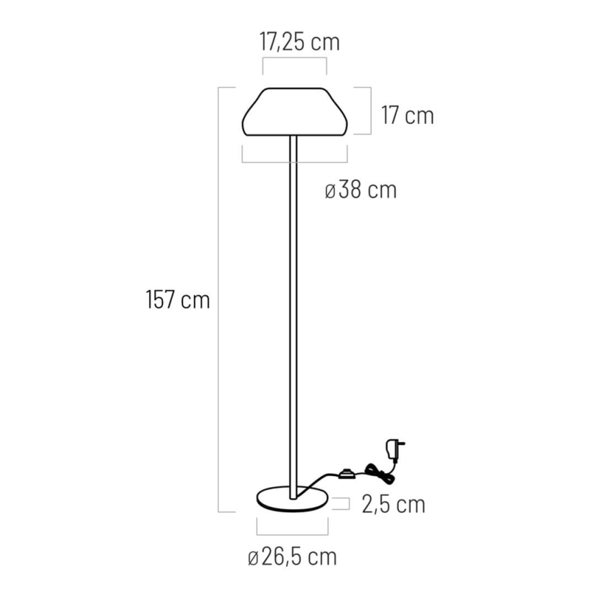 Світлодіодний PADDY LED/18W/230V білий