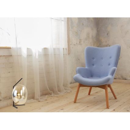 Настольная лампа VESTA 1xE27/7W/230V бежевая/черная