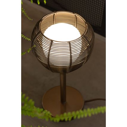 Настільна лампа NEST 1xE14/7W/230V мідний