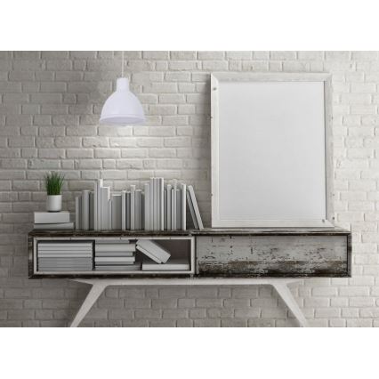 Підвісна люстра CREATE 1xE27/11W/230V білий