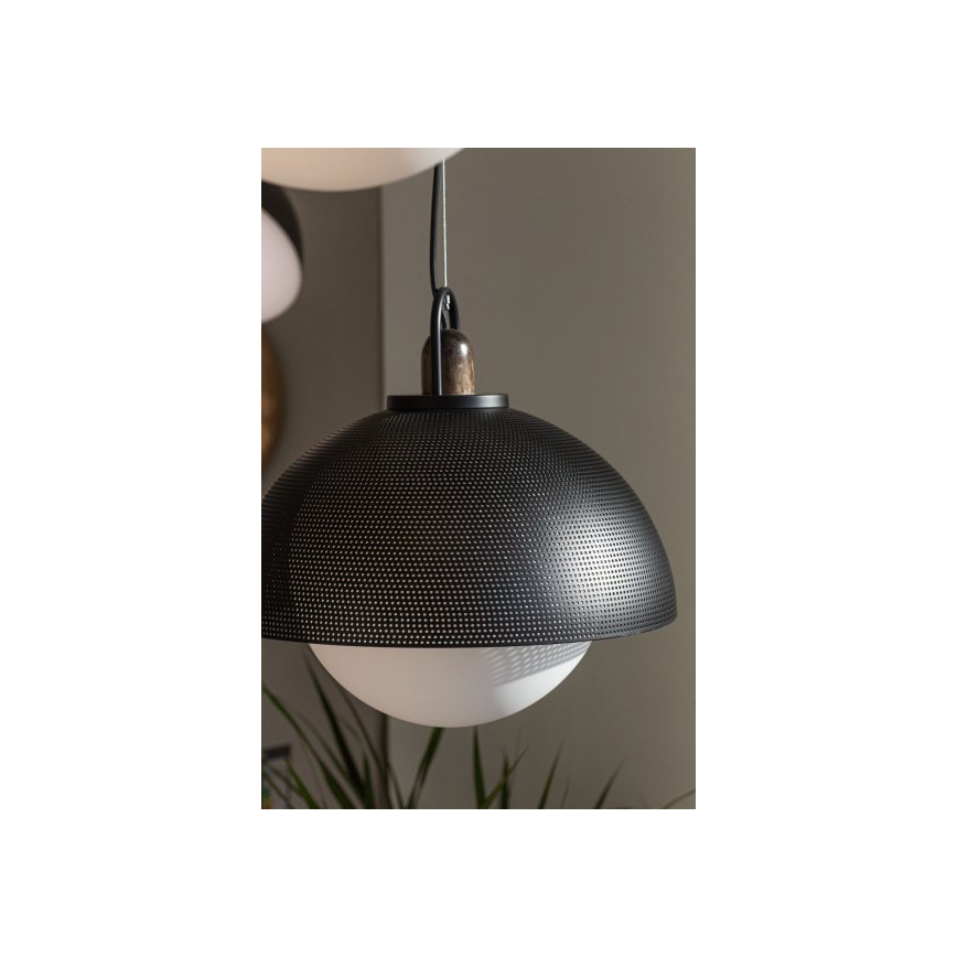Підвісна люстра GRAVEN 1xE27/11W/230V чорний