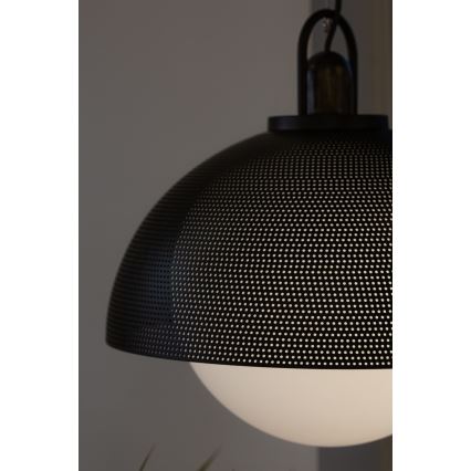 Підвісна люстра GRAVEN 1xE27/11W/230V чорний