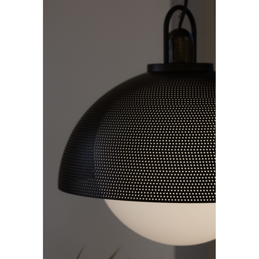 Підвісна люстра GRAVEN 1xE27/11W/230V чорний