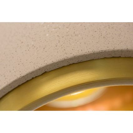 Підвісна люстра CONCRETE 1xGU10/5W/230V сірий/золотий