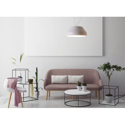 Світлодіодна люстра на тросі PADDY LED/24W/230V біла