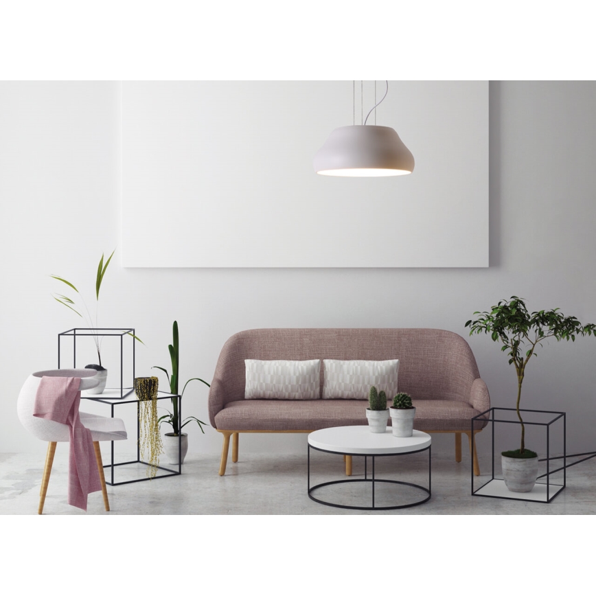 Світлодіодна люстра на тросі PADDY LED/24W/230V біла