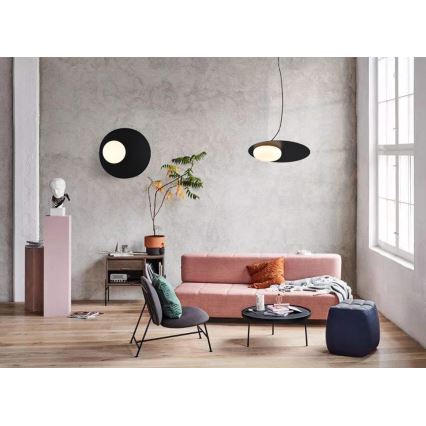 Підвісна люстра PETIT LED/12W/230V чорний