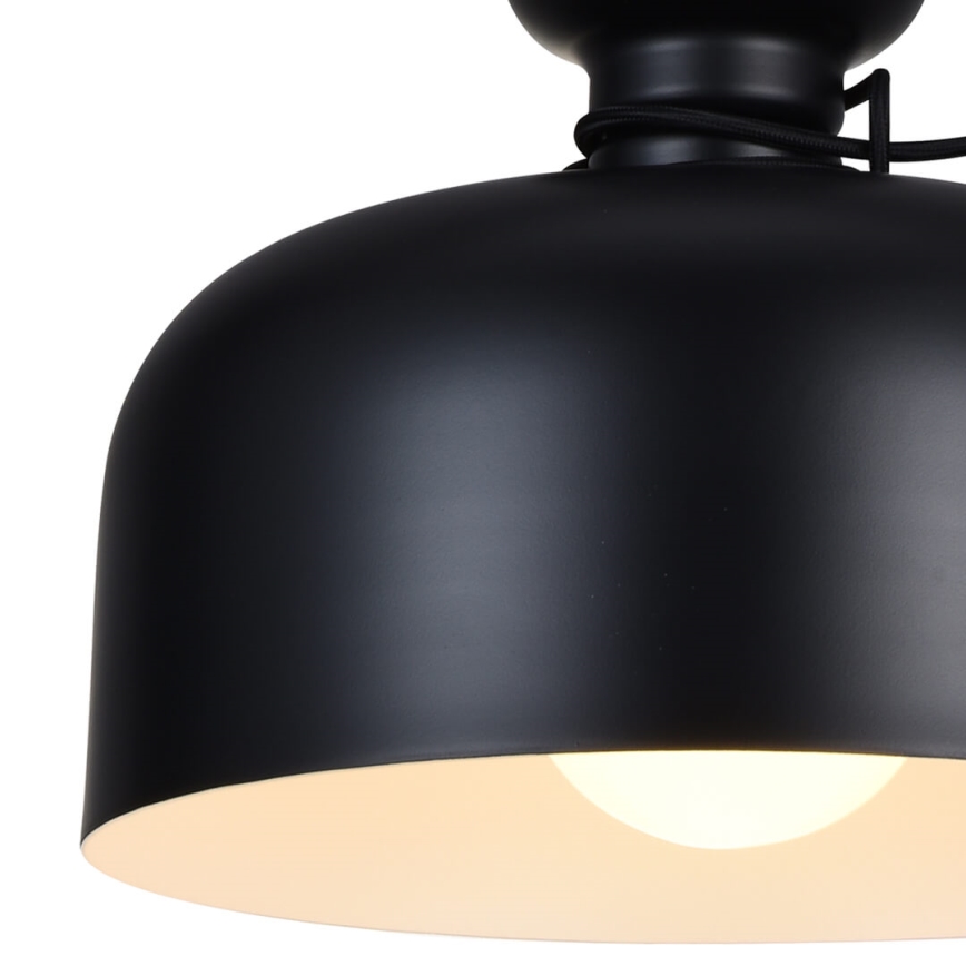 Люстра на тросе ABEL 2xE27/11W/230V ⌀ 28 cm черная