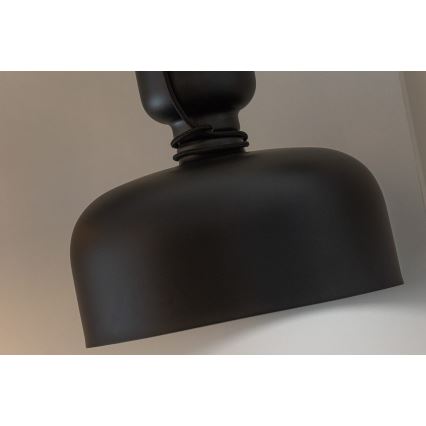 Люстра на тросе ABEL 2xE27/11W/230V ⌀ 28 cm черная