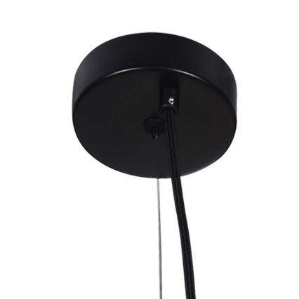 Люстра на тросе ABEL 2xE27/11W/230V ⌀ 28 cm черная