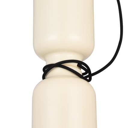 Люстра на тросе ABEL 2xE27/11W/230V ⌀ 13 cm кремовая