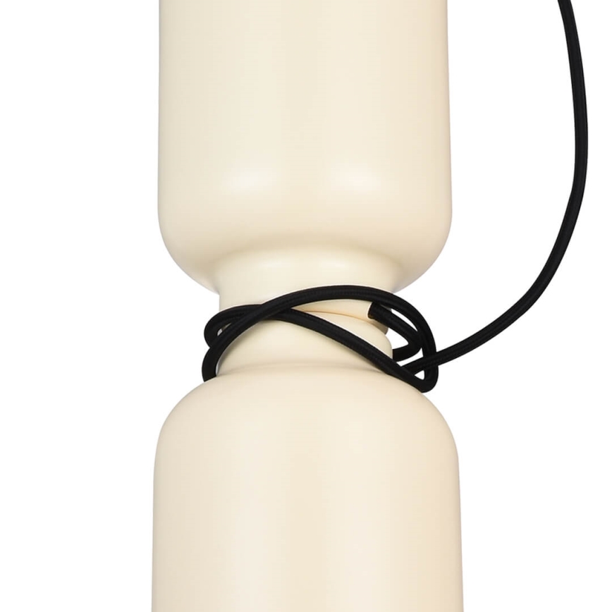 Люстра на тросе ABEL 2xE27/11W/230V ⌀ 13 cm кремовая