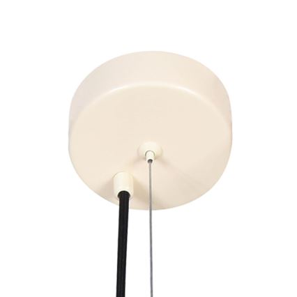 Люстра на тросе ABEL 2xE27/11W/230V ⌀ 13 cm кремовая