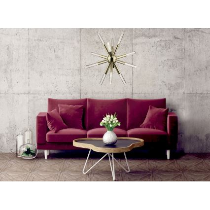 Светодиодная подвесная люстра EIRENE 12xLED/5W/230V золотой