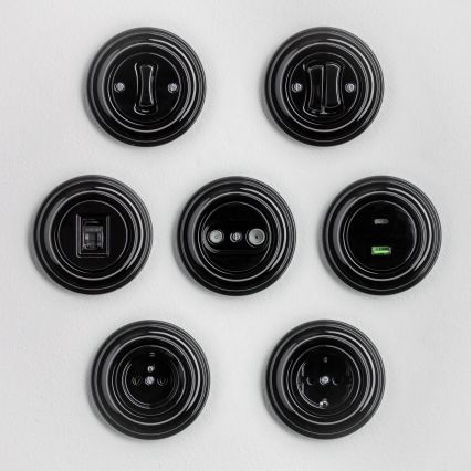 Kliklap - Ретро-рамка, простая, чёрная