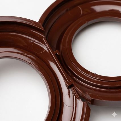 Kliklap - ретро-рамка с коричневой окантовкой