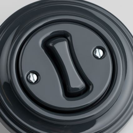 Kliklap - Ретро-кнопка з антрацитовою рамкою