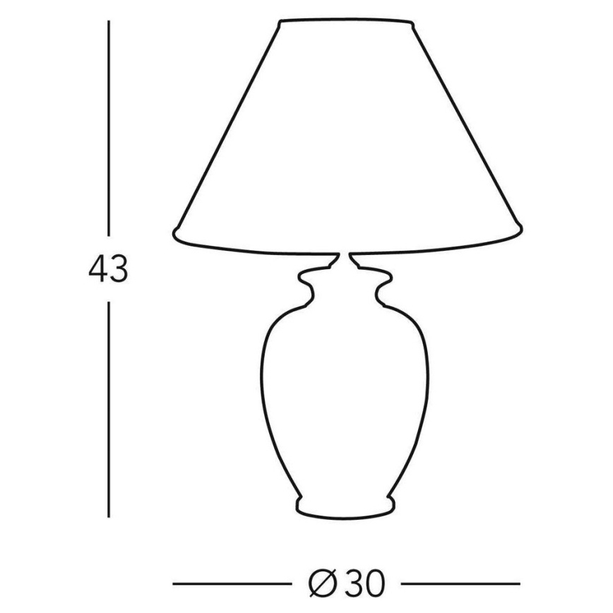 Kolarz 0014.73.3 - Настільна лампа GIARDINO 1xE27/100W/230V