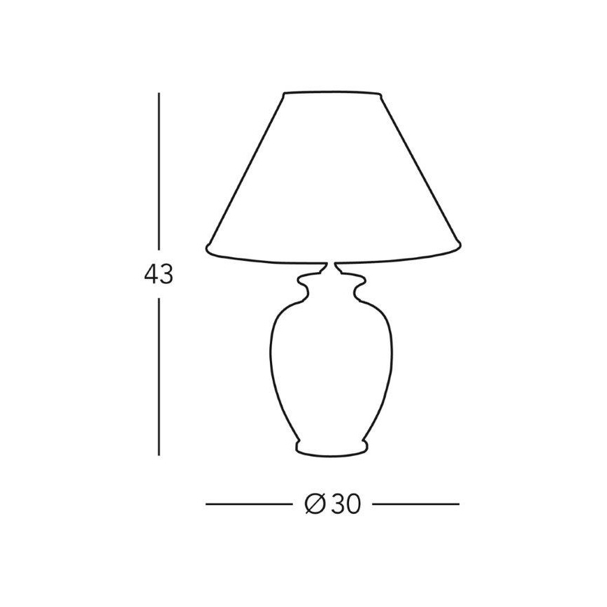Kolarz 0014.73 - Настільна лампа GIARDINO 1xE27/100W/230V