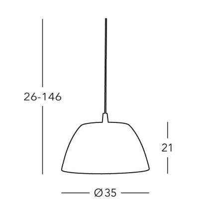 Kolarz 0051.31.6 - Підвісна люстра MALMÖ 1xE27/60W/230V