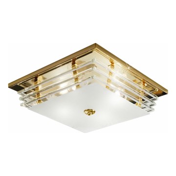 Kolarz 0342.14.3 - Стельовий світильник ONTARIO 4xE27/60W/230V 24K золотий