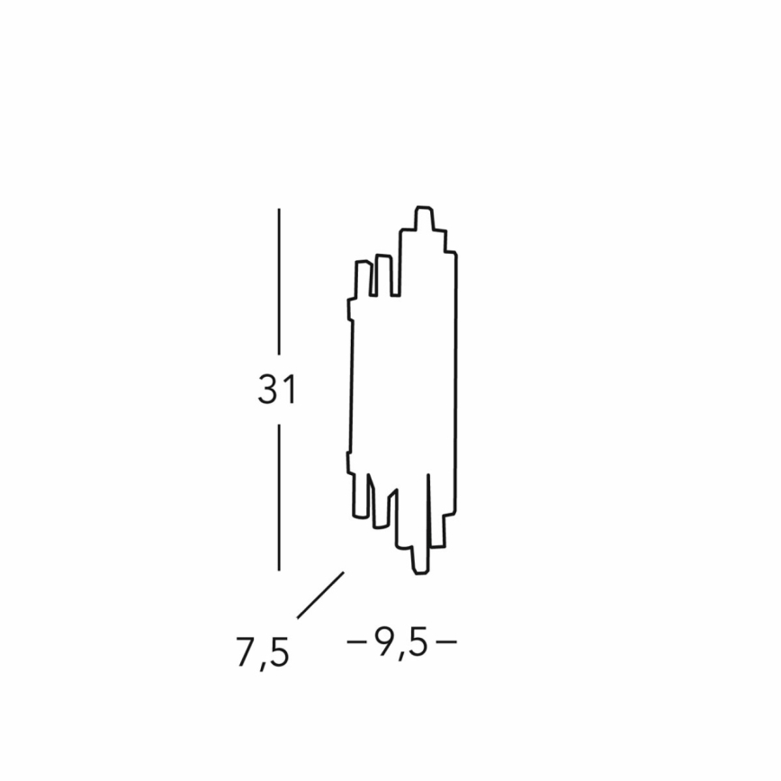 Kolarz 0342.62S.5 - Настінний світильник ONTARIO 2xE14/40W/230V 31 см глянцевий хром