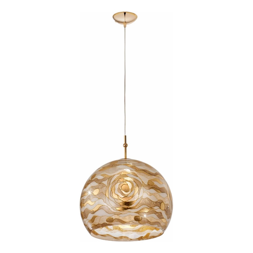Kolarz 0392.31L.3.Aq.Ch - Підвісна люстра LUNA 1xE27/60W/230V 24K золотий