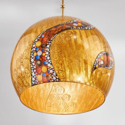 Kolarz 0392.31L.3.Ki.Au - Підвісна люстра LUNA 1xE27/60W/230V 24K золотий