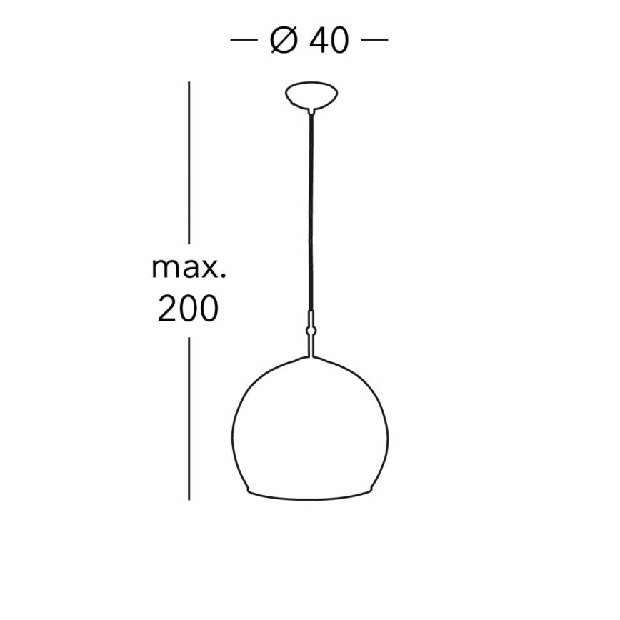 Kolarz 0392.31L.3.Ki.Au - Підвісна люстра LUNA 1xE27/60W/230V 24K золотий