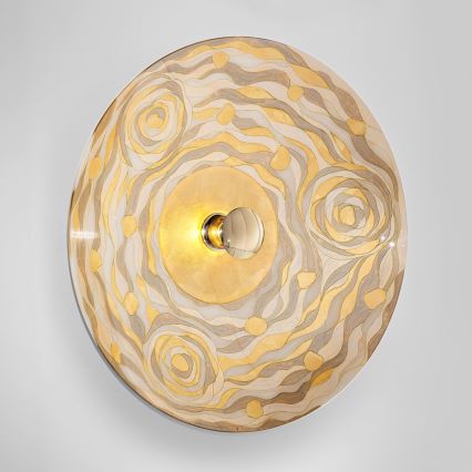 Kolarz 0415.61XL.3.Ch - Настенный светильник LUNA 1xE27/100W/230V 24K золотистый
