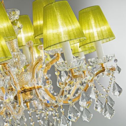 Kolarz 3149.88.3.KoT - Хрустальная люстра на цепи MARIA LOUISE 8xE14/40W/230V 24K золотистый