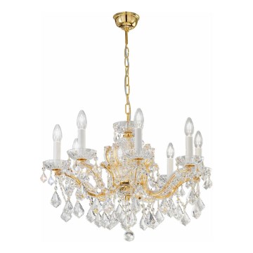 Kolarz 3149.88.3.KoT - Хрустальная люстра на цепи MARIA LOUISE 8xE14/40W/230V 24K золотистый
