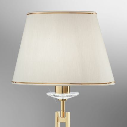 Kolarz 330.71.8C - Кришталева настільна лампа IMPERIAL 1xE27/60W/230V золотий/бежевий