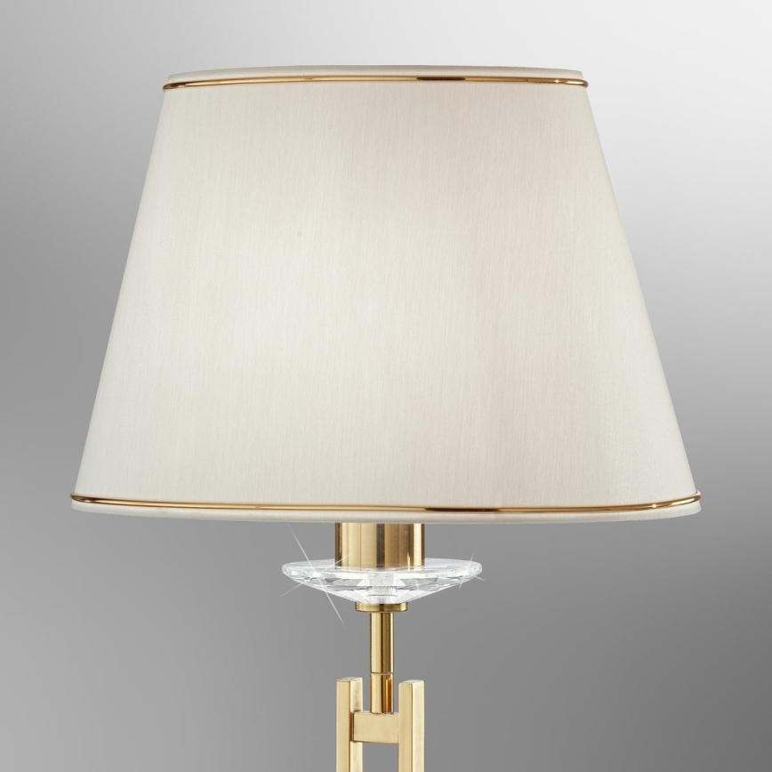 Kolarz 330.71.8C - Кришталева настільна лампа IMPERIAL 1xE27/60W/230V золотий/бежевий