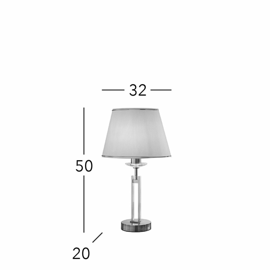 Kolarz 330.71.8C - Кришталева настільна лампа IMPERIAL 1xE27/60W/230V золотий/бежевий