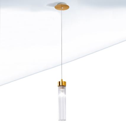 Kolarz 6009.30130 - Підвісна люстра RAGGIO 1xE14/25W/230V 24K золото