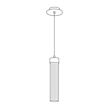 Kolarz 6009.30130 - Підвісна люстра RAGGIO 1xE14/25W/230V 24K золото