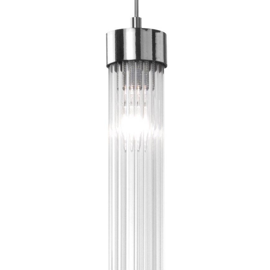 Kolarz 6009.30150 - Підвісна люстра RAGGIO 1xE14/25W/230V срібло