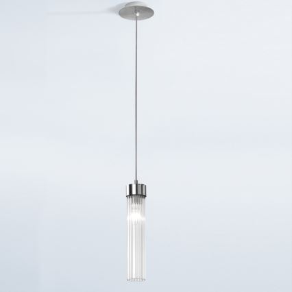 Kolarz 6009.30150 - Підвісна люстра RAGGIO 1xE14/25W/230V срібло