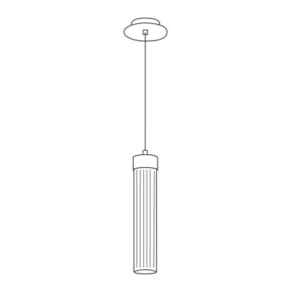Kolarz 6009.30150 - Підвісна люстра RAGGIO 1xE14/25W/230V срібло
