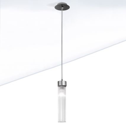 Kolarz 6009.30160 - Подвесная люстра RAGGIO 1xE14/25W/230V матовый хром